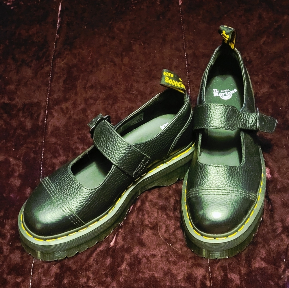 Dr. Martens Black Platform Shoes